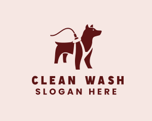 Canine Dog Leash Logo