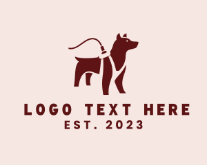 Dog Training - Canine Dog Leash logo design