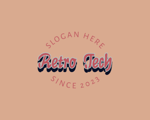 Retro Brand Fashion logo design