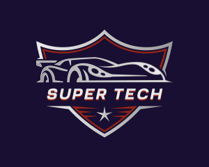 Racing Super Car logo design