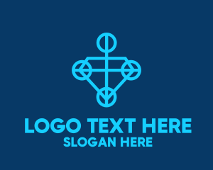 Website - Tech Diamond Symbol logo design