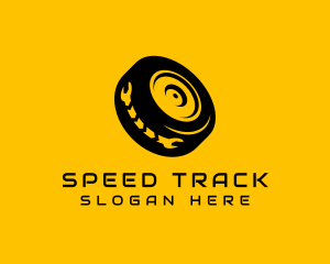 Track - Tire Mechanic Repair logo design