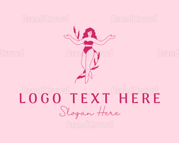 Sexy Woman Bikini Logo