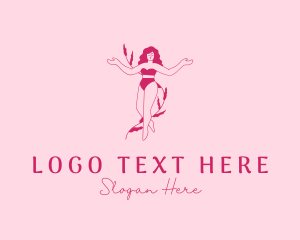 Pageant - Sexy Woman Bikini logo design