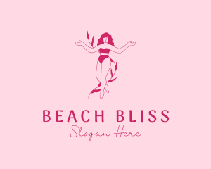 Sexy Woman Bikini logo design