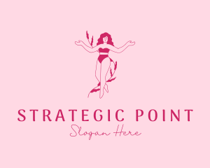 Sexy Woman Bikini logo design