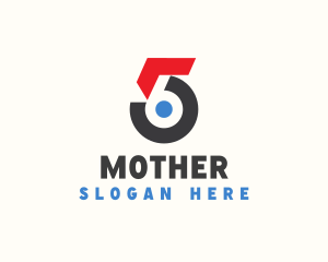 Developer - Modern Tech Number 56 logo design
