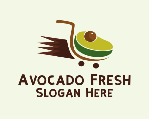 Avocado - Avocado Grocery Cart logo design