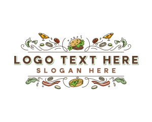 Restaurant Recipe Cooking Logo