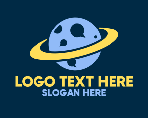 Message - Galactic Planet Talk logo design
