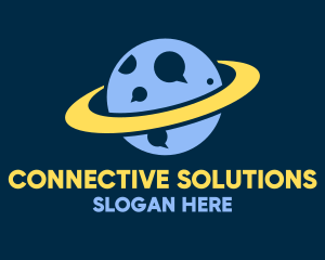 Communicate - Galactic Planet Talk logo design