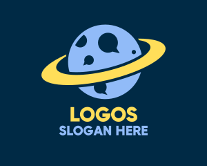 Mobile Application - Galactic Planet Talk logo design