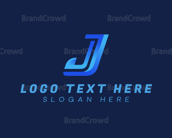 Startup Business Tech Letter J Logo