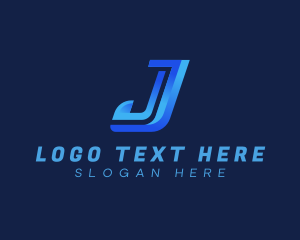 Letter Ee - Startup Business Tech Letter J logo design