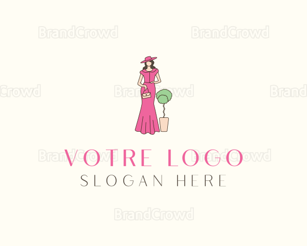 Couture Fashion Girl Logo