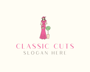 Couture Fashion Girl Logo