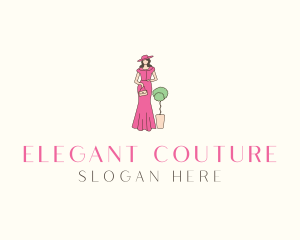 Couture - Couture Fashion Girl logo design