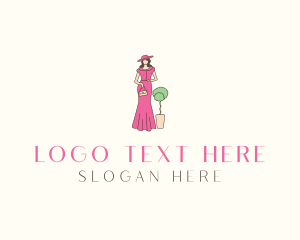 Human - Couture Fashion Girl logo design