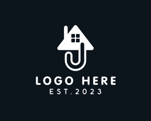 Village - Real Estate Letter J logo design