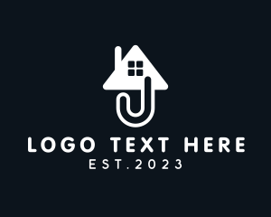 Roofing - Real Estate Letter J logo design