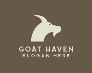 Goat Animal Livestock logo design