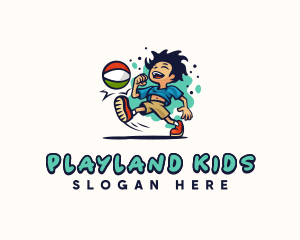 Kid Play Ball logo design