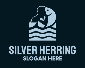 Herring - Seafood Fishing Grounds logo design