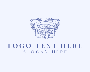 Holistic - Magic Mushroom Farm logo design