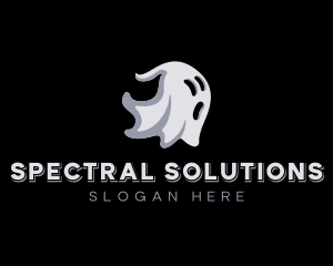 Ghost - Haunted Scary Ghost logo design