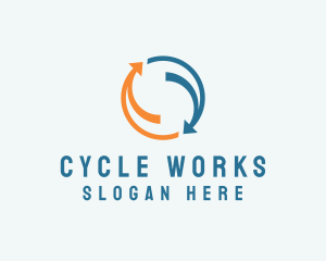 Cycle - Air Cycle Exchange Arrow logo design