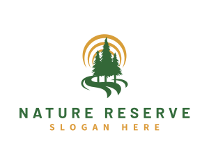 Reserve - Nature Forest Hiking logo design