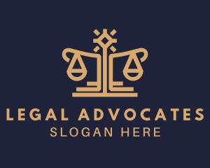Elegant Lawyer Scale logo design