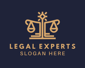 Lawyer - Elegant Lawyer Scale logo design