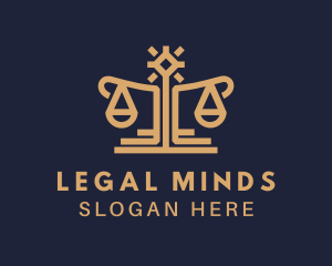 Jurist - Elegant Lawyer Scale logo design