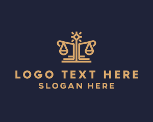 Scale - Elegant Lawyer Scale logo design