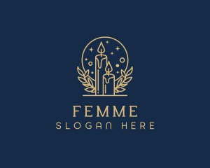 Wellness Candle Wax logo design