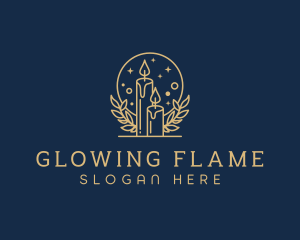 Candle - Wellness Candle Wax logo design