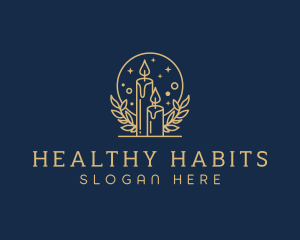 Wellness Candle Wax logo design