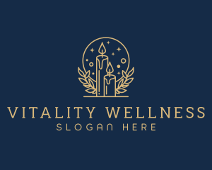 Wellness - Wellness Candle Wax logo design