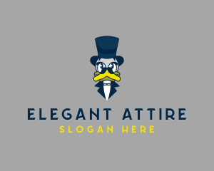 Formalwear - Gentleman Duck Tuxedo logo design