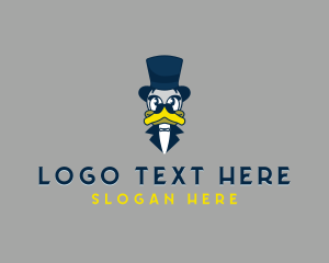 Gentleman Duck Tuxedo Logo