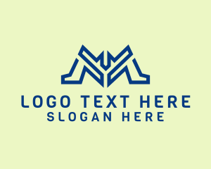 Bold - Abstract Bold Letter M logo design