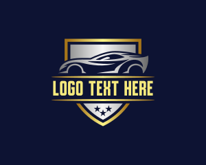 Road Trip - Shield Car Racing logo design