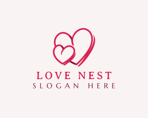 Romantic - Romantic Heart Love logo design