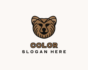 Grizzly Bear Animal Logo