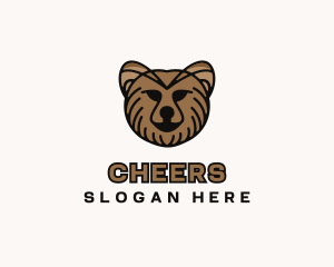 Grizzly Bear Animal Logo