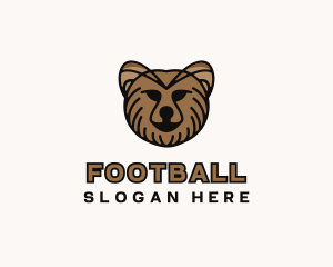 Brown Bear - Grizzly Bear Animal logo design