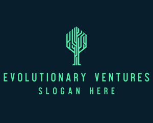 Tree Circuit Tech Venture logo design