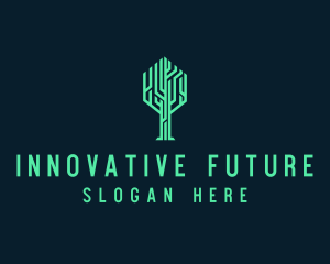 Future - Tree Circuit Tech Venture logo design