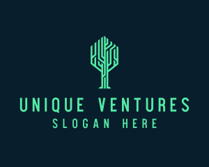 Tree Circuit Tech Venture logo design
